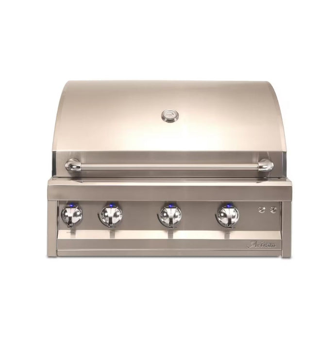 Artisan Professional 32-Inch 3-Burner Built-In Natural Gas Grill With Rotisserie - ARTP-32-NG